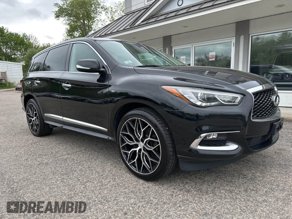 2020 Infiniti QX60 Luxe with VIN 5N1DL0MM1LC529252, listed as a IAAI auction lot 42315801 with 183,499 mi miles and . Bid and sale history available at DreamBid. Image 1.