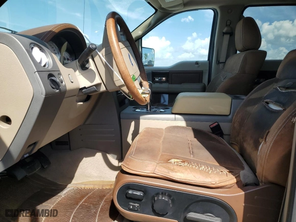 2005 Ford F-150 XLT with VIN 1FTPW12515KC25535, listed as a Copart auction lot 50210615 with 102,532 mi miles and Non Repairable. Bid and sale history available at carsss.com. Image 7.