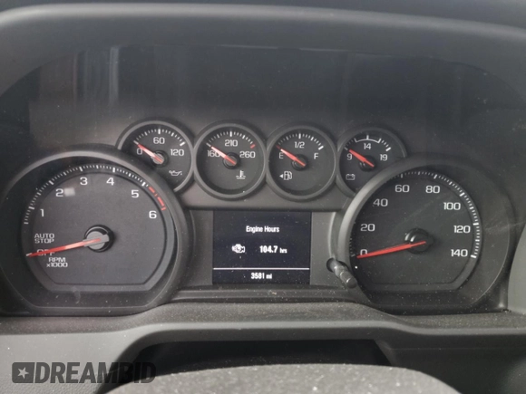 2024 Chevrolet Silverado 1500 Custom Trail Boss with VIN 3GCUDCE81RG321446, listed as a Copart auction lot 72214744 with 3,581 mi miles and Salvage Title. Bid and sale history available at carsss.com. Image 9.