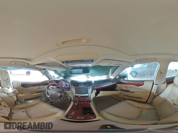 2008 Lexus LS with VIN JTHBL46F385071872, listed as a Copart auction lot 51132455 with 208,957 mi miles and Salvage Title. Bid and sale history available at carsss.com. Image 12.