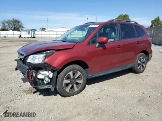 2017 Subaru Forester Premium with VIN JF2SJAGC0HH809802, listed as a Copart auction lot 45774615 with 39,025 mi miles and Salvage Title. Bid and sale history available at carsss.com. Image 1.
