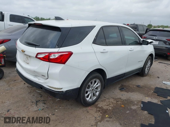 2019 Chevrolet Equinox LS with VIN 3GNAXSEV2KS628516, listed as a IAAI auction lot 41941618 with 166,174 mi miles and . Bid and sale history available at DreamBid. Image 4.