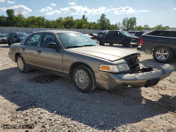 2005 Ford Crown Victoria Standard with VIN 2FAFP73W05X139767, listed as a Copart auction lot 70995474 with 107,161 mi miles and Salvage Title. Bid and sale history available at carsss.com. Image 4.