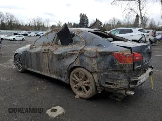 2008 Lexus IS 250 with VIN JTHBK262382074079, listed as a Copart auction lot 47174075 with Not Provided miles and Salvage Title. Bid and sale history available at DreamBid. Image 2.