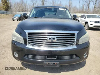 2012 Infiniti QX56 8-passenger with VIN JN8AZ2NC6C9317021, listed as a Copart auction lot 53662655 with 182,437 mi miles and Clean Title. Bid and sale history available at carsss.com. Image 5.