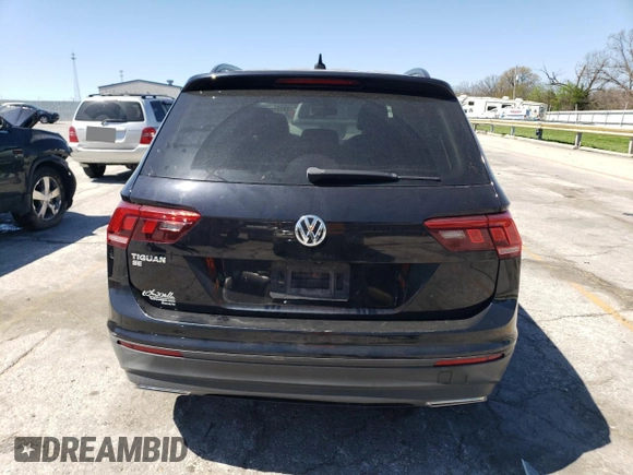 2019 Volkswagen Tiguan SE with VIN 3VV3B7AX8KM190398, listed as a Copart auction lot 53131985 with 75,805 mi miles and Salvage Title. Bid and sale history available at DreamBid. Image 6.