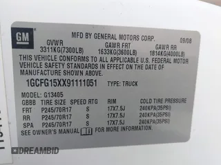 2009 Chevrolet Express Cargo z VIN 1GCFG15XX91111051, wystawiony jako IAAI lot #41826049 z przebiegiem 153 214 mil mil oraz . Historia ofert i sprzedaży dostępna na DreamBid. Obrazek 9.