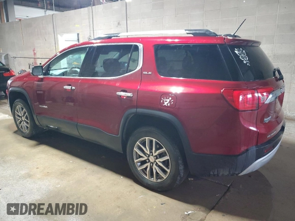 2018 GMC Acadia SLE with VIN 1GKKNLLAXJZ121099, listed as a Copart auction lot 53877075 with 72,835 mi miles and Clean Title. Bid and sale history available at DreamBid. Image 2.