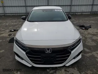 2022 Honda Accord Sedan Sport SE with VIN 1HGCV1F43NA055737, listed as a Copart auction lot 43815695 with 0 mi miles and Salvage Title. Bid and sale history available at carsss.com. Image 5.
