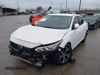 2020 Nissan Sentra SV with VIN 3N1AB8CVXLY228721, listed as a IAAI auction lot 38604644 with 70,458 mi miles. Bid and sale history available at carsss.com. Image 18.