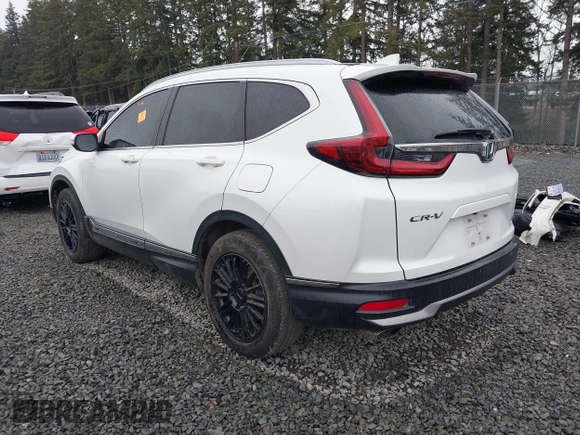 2022 Honda CR-V Touring with VIN 2HKRW2H93NH642517, listed as a IAAI auction lot 41708249 with 27,491 mi miles. Bid and sale history available at carsss.com. Image 3.