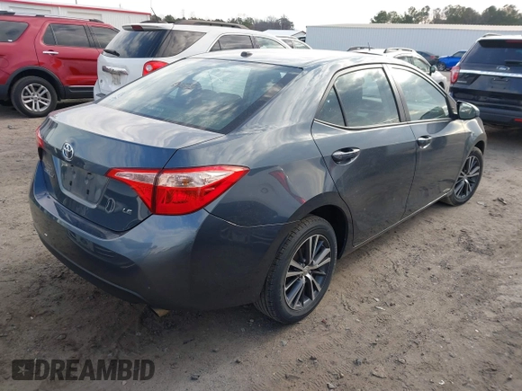 2017 Toyota Corolla L with VIN 2T1BURHEXHC814658, listed as a IAAI auction lot 41696935 with 94,598 mi miles and . Bid and sale history available at DreamBid. Image 4.
