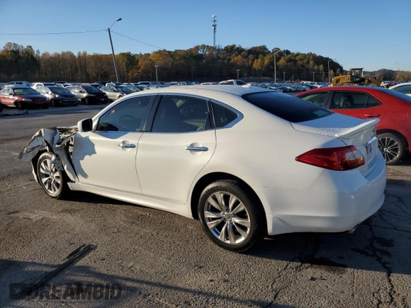 2012 Infiniti M with VIN JN1BY1AR3CM395120, listed as a Copart auction lot 78473494 with 126,159 mi miles and Salvage Title. Bid and sale history available at carsss.com. Image 2.