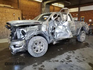 2020 Ram 2500 Laramie with VIN 3C6UR5FL7LG196466, listed as a Copart auction lot 49273125 with 0 mi miles and Salvage Title. Bid and sale history available at carsss.com. Image 1.