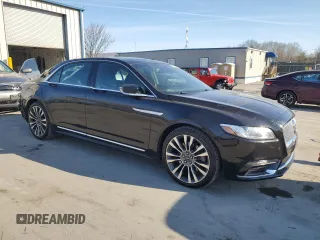 2019 Lincoln Continental Select with VIN 1LN6L9TK0K5601896, listed as a Copart auction lot 50709405 with 48,302 mi miles and Salvage Title. Bid and sale history available at carsss.com. Image 4.