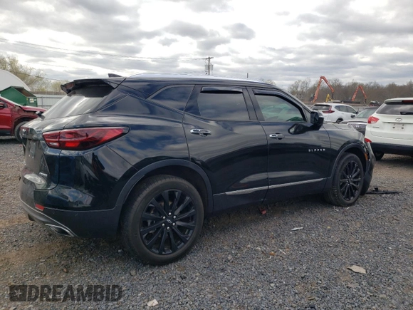 2023 Chevrolet Blazer Premier с VIN 3GNKBLRS0PS100294, выставлен на аукционе Copart как лот 53271905 с пробегом 33 377 миль миль и Списание • Salvage title. История ставок и продаж доступна на DreamBid. Изображение 3.