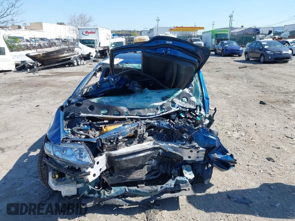 2012 Honda Civic Cpe Si with VIN 2HGFG4A55CH706373, listed as a IAAI auction lot 42061365 with 1 mi miles. Bid and sale history available at carsss.com. Image 6.