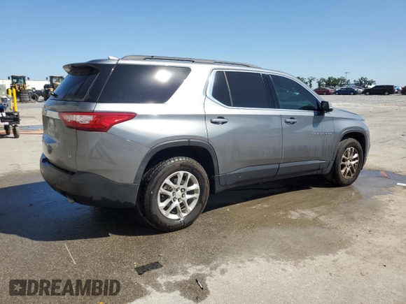 2020 Chevrolet Traverse LT with VIN 1GNERHKW7LJ147370, listed as a Copart auction lot 53250675 with 143,925 mi miles and Salvage Title. Bid and sale history available at DreamBid. Image 3.