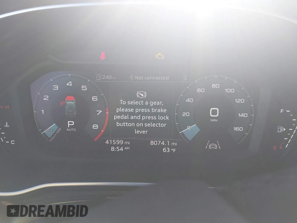 2022 Audi Q3 S line Premium with VIN WA1DECF32N1022633, listed as a IAAI auction lot 42141243 with 41,599 mi miles and . Bid and sale history available at DreamBid. Image 7.