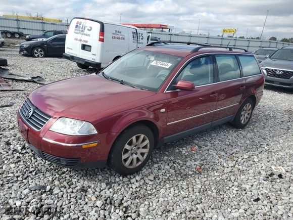 2003 Volkswagen Passat GLS with VIN WVWVD63B23E367564, listed as a Copart auction lot 79214444 with 245,567 mi miles and Salvage Title. Bid and sale history available at carsss.com. Image 1.