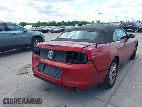 2014 Ford Mustang V6 with VIN 1ZVBP8EM8E5278957, listed as a IAAI auction lot 41996963 with 128,489 mi miles. Bid and sale history available at carsss.com. Image 16.