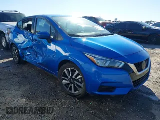 2021 Nissan Versa SV with VIN 3N1CN8EV7ML919300, listed as a IAAI auction lot 41836239 with 78,600 mi miles. Bid and sale history available at carsss.com. Image 1.