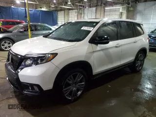 2020 Honda Passport EX-L with VIN 5FNYF7H58LB003115, listed as a Copart auction lot 49128305 with 57,482 mi miles and Non Repairable. Bid and sale history available at carsss.com. Image 1.