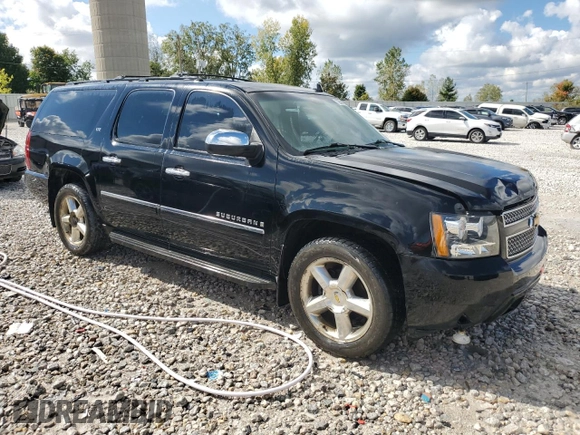 2009 Chevrolet Suburban LTZ with VIN 1GNFK36399J118585, listed as a Copart auction lot 72601924 with 256,787 mi miles and Clean Title. Bid and sale history available at carsss.com. Image 4.