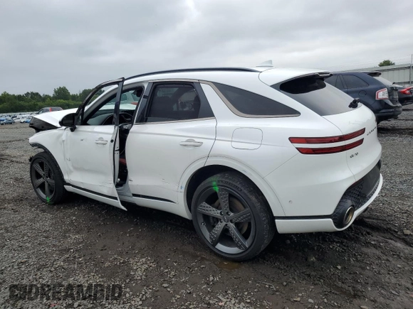 2023 Genesis GV70 2.5T with VIN KMUMADTB4PU103750, listed as a Copart auction lot 61221365 with 37,092 mi miles and Salvage title. Bid and sale history available at DreamBid. Image 2.