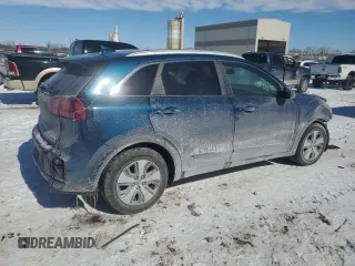 2021 Kia Niro LX with VIN KNDCB3LC0M5485909, listed as a Copart auction lot 46037385 with 0 mi miles and Salvage Title. Bid and sale history available at carsss.com. Image 3.