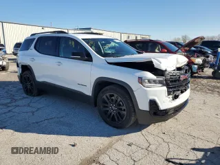 2023 GMC Acadia SLT with VIN 1GKKNMLS4PZ262595, listed as a Copart auction lot 80511654 with 5,132 mi miles and Salvage Title. Bid and sale history available at DreamBid. Image 4.