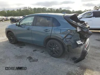 2023 Honda HR-V Sport with VIN 3CZRZ1H55PM702027, listed as a Copart auction lot 59563395 with 71,311 mi miles and Salvage title. Bid and sale history available at DreamBid. Image 2.