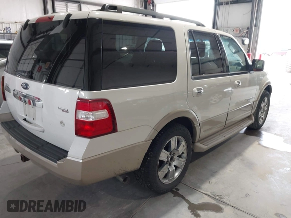 2008 Ford Expedition Eddie Bauer z VIN 1FMFU17508LA23323, wystawiony jako IAAI lot #42250870 z przebiegiem 290 841 mil mil oraz . Historia ofert i sprzedaży dostępna na DreamBid. Obrazek 4.