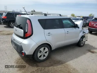 2015 Kia Soul with VIN KNDJN2A29F7774877, listed as a Copart auction lot 51311015 with Not Provided miles and Salvage Title. Bid and sale history available at DreamBid. Image 3.