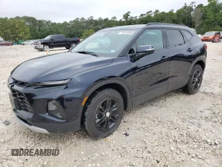 2021 Chevrolet Blazer LT with VIN 3GNKBCR47MS509373, listed as a Copart auction lot 55848685 with 36,291 mi miles and Salvage title. Bid and sale history available at DreamBid. Image 1.