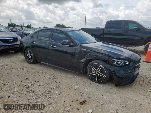 2023 Mercedes-Benz C 300 z VIN W1KAF4HB2PR104937, wystawiony jako Copart lot #63710965 z przebiegiem 21 459 mil mil oraz Szkoda całkowita • Salvage title. Historia ofert i sprzedaży dostępna na DreamBid. Obrazek 4.