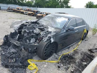 2022 Mercedes-Benz S-Class S 500 with VIN W1K6G6DB6NA153543, listed as a Copart auction lot 59649504 with 0 mi miles and Salvage Title. Bid and sale history available at carsss.com. Image 1.