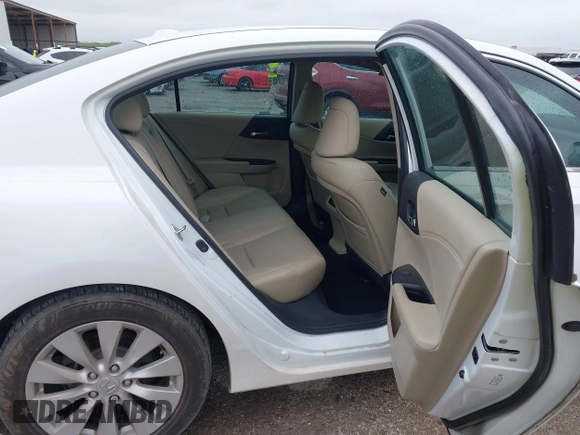 2014 Honda Accord EX-L with VIN 1HGCR2F82EA195419, listed as a IAAI auction lot 41967410 with 228,604 mi miles and . Bid and sale history available at carsss.com. Image 8.