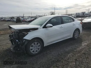 2022 Kia Rio S with VIN 3KPA24AD1NE444557, listed as a Copart auction lot 46152805 with 22,498 mi miles and Salvage Title. Bid and sale history available at carsss.com. Image 1.