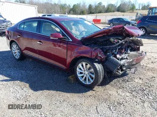 2014 Buick LaCrosse Leather with VIN 1G4GB5G37EF255881, listed as a IAAI auction lot 41674071 with 102,426 mi miles. Bid and sale history available at carsss.com. Image 1.