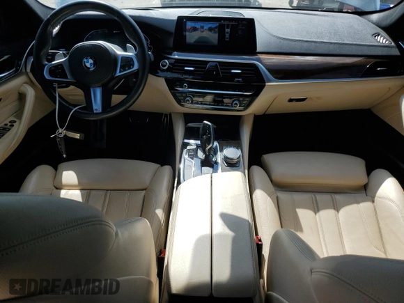 2020 BMW 5 Series with VIN WBAJB1C04LCD11871, listed as a Copart auction lot 66960324 with 4,850 mi miles and Salvage title. Bid and sale history available at DreamBid. Image 8.