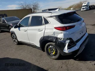 2020 Hyundai Kona Limited with VIN KM8K33A50LU400855, listed as a Copart auction lot 50623245 with 51,058 mi miles and Salvage Title. Bid and sale history available at carsss.com. Image 2.