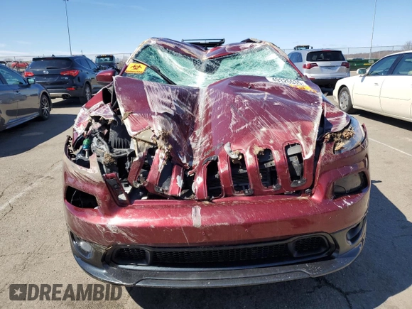 2018 Jeep Cherokee Latitude Tech Connect with VIN 1C4PJMCB4JD609019, listed as a Copart auction lot 49325535 with 87,270 mi miles and Salvage Title. Bid and sale history available at carsss.com. Image 5.