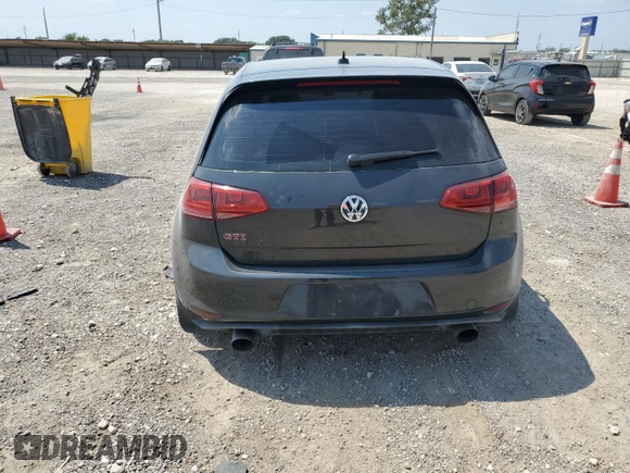2015 Volkswagen Golf GTI S with VIN 3VW5T7AUXFM046767, listed as a Copart auction lot 68550004 with 131,022 mi miles and Salvage Title. Bid and sale history available at carsss.com. Image 6.