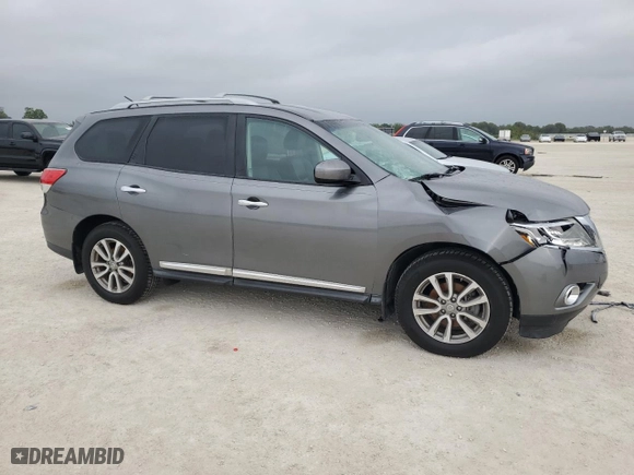 2016 Nissan Pathfinder SL with VIN 5N1AR2MN4GC624996, listed as a Copart auction lot 48288295 with 39,925 mi miles and Salvage Title. Bid and sale history available at carsss.com. Image 4.