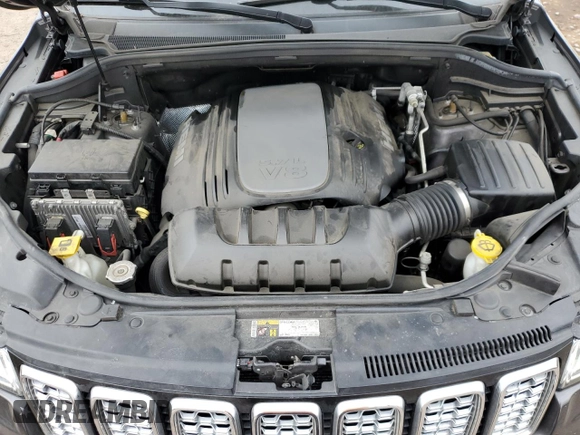 2017 Jeep Grand Cherokee Overland with VIN 1C4RJFCT5HC874593, listed as a Copart auction lot 46770205 with 72,744 mi miles and Salvage Title. Bid and sale history available at carsss.com. Image 12.