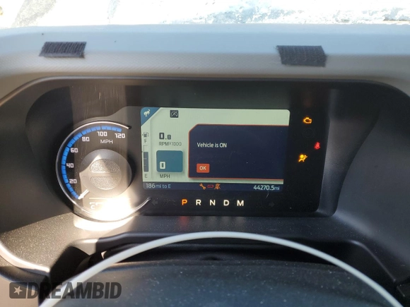 2022 Ford Bronco with VIN 1FMDE5CP1NLB49365, listed as a Copart auction lot 44935985 with 44,270 mi miles and Salvage title. Bid and sale history available at DreamBid. Image 9.