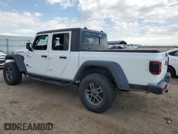 2024 Jeep Gladiator Mojave X z VIN 1C6JJTEG7RL114847, wystawiony jako Copart lot #55635445 z przebiegiem 11 011 mil mil oraz Szkoda całkowita • Salvage title. Historia ofert i sprzedaży dostępna na DreamBid. Obrazek 2.