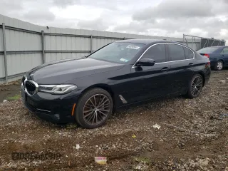 2023 BMW 5 Series 540i xDrive with VIN WBA73BJ09PWY20498, listed as a Copart auction lot 68099554 with 12,185 mi miles and Salvage Title. Bid and sale history available at carsss.com. Image 1.