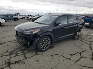 2019 Hyundai Tucson Sport z VIN KM8J3CALXKU843846, wystawiony jako Copart lot #53545005 z przebiegiem 48 633 mil mil oraz Szkoda całkowita • Salvage title. Historia ofert i sprzedaży dostępna na DreamBid. Obrazek 1.